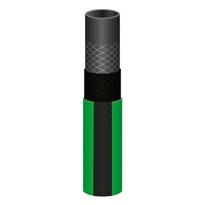 Mangueira Flex Para Jardim Tramontina Verde Com Faixa Preta Em Pvc 4 Camadas 300 M