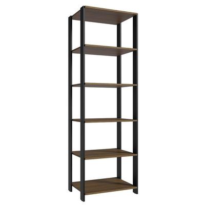 Estante Multiuso Para Lavanderia 59cm Rustic/preto