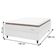 Cama Box Colchão Casal Molas Ensacadas City Pillow Top 138x188x61cm Linho Branco / Bege Hellen Branco/bg