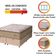 Cama Box Baú Colchão Casal Queen Probel Molas Guarda Costas Max 158x81cm Bege/branco Bege