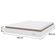 Cama Box Colchão Baú Casal King Molas Ensacadas City Pillow Top 193x203x64cm Linho Branco Bege