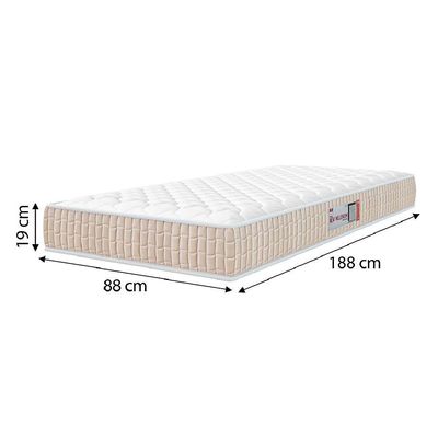 Cama Box Baú Solteiro Colchão Espuma D33 New Millenium