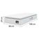 Cama Box Colchão Solteiro Espuma D33 Vangogh Pillow Top 88x188x67cm Linho Branco Hellen Branco