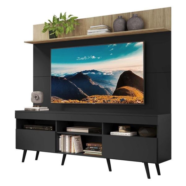 Rack Retrô Com Painel Tv 65