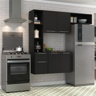 Armário De Cozinha Com Balcão Sofia Multimóveis V2004