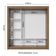 Guarda-roupa Casal 3 Portas Correr Espelho Rustic/preto