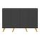 Aparador Buffet 4 Portas Alemanha Br3556 Preto
