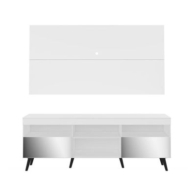 Rack Espelho E Painel Suporte Para Tv Até 65´Fg3142