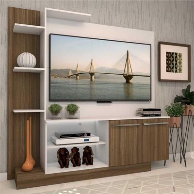 Estante com Painel Tv até 55" 2 Portas Porto Multimóveis