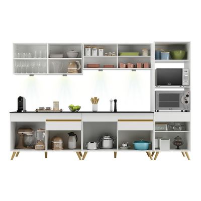 Cozinha Completa 5 Peças Com Leds Mp2014 Veneza Up