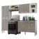 Cozinha Compacta Multimóveis XangaiFg3415 3Leds Branca/lacca