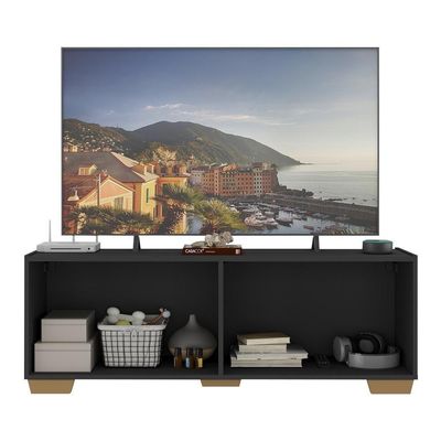Rack Para Tv Até 50 Polegadas Com Mp1072 Preto natural