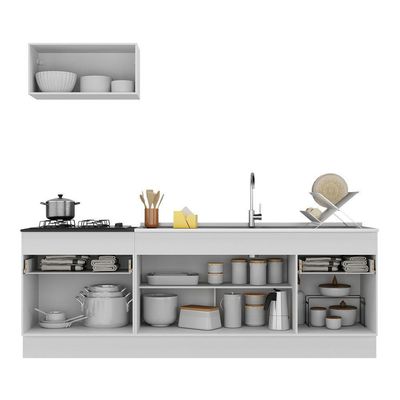Armário De Cozinha Compacta Mp2109.964 Branco/preto