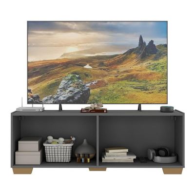 Rack Para Tv Até 50 Polegadas Com Mp1072 Grafite natural