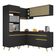 Cozinha Completa De Canto Veneza Gb Mp2063 Preta