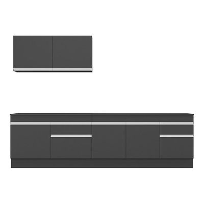 Armário De Cozinha Compacta Mp2111.898 Preto/branco