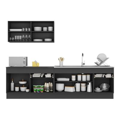 Armário De Cozinha Compacta Mp2111.898 Preto/branco