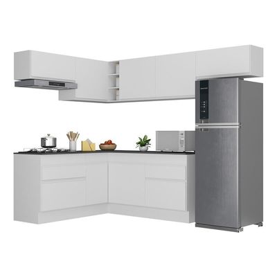 Armário De Cozinha Completa De Canto Mp2104.891 Branco