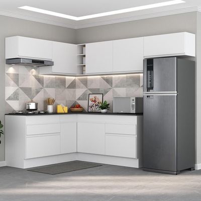Armário De Cozinha Completa De Canto Mp2104.891 Branco