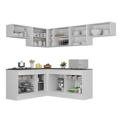 Armário De Cozinha Completa De Canto Mp2104.891 Branco
