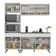 Armário De Cozinha Compacta 3 Peças Mp3695.964 Veneza Branco