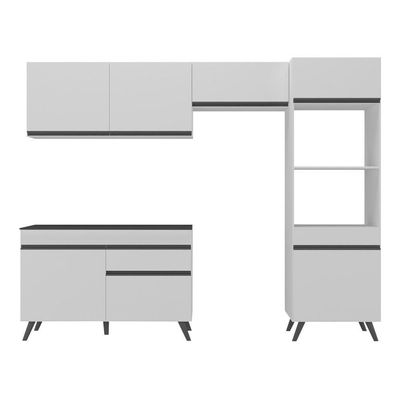 Armário De Cozinha 4 Peças Mp3693.964 Veneza Branco