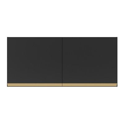 Armário Lavanderia Multiuso 2 Portas Multimóveis Preto