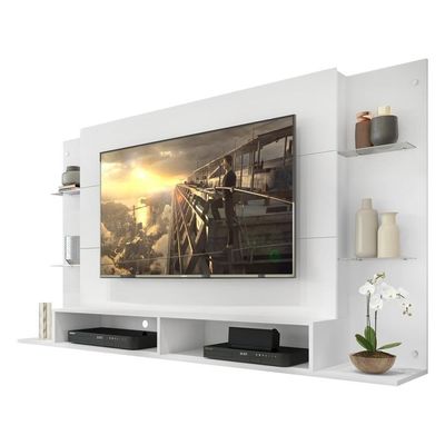 Painel Com Suporte Tv 60" Nairóbi Multimóveis V3071 Branco