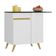Balcão Cozinha De Canto 1 Porta Veneza Multimóveis V3743 Branco/dourado Branco/dourado