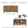 Aparador Buffet 4 Portas Vegas V3562 Rustic/Natural