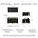 Armário De Cozinha Compacta 120cm Veneza Multimóveis V3687 Preto/dourado Preto/dourado