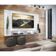Painel Tv 60" Com 2 Leds Veneza Multimóveis V3397 Branco