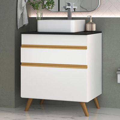Gabinete Banheiro 1 Porta E 1 Gaveta 70Cm Multimóveis V5024