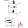 Gabinete Banheiro 1 Porta E 1 Gaveta 70Cm Multimóveis V5024