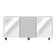 Rack Tv Até 32 Polegadas Com Rodízios E Espelhos Mp1076 Branco Branco