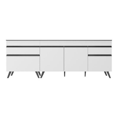 Kit 2 Balcões Gabinete Mp2073.964 Branco