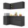 Armário De Cozinha Compacta De Canto Mp2092.895 Preto