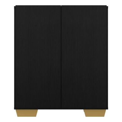 Aparador Cantinho e 2 Portas Multimóveis Preto