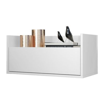 Mesa de Cabeceira 60 Cm Suspensa Multimóveis Branca