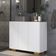 Gabinete Banheiro 3 Portas 90cm Mp5031 Branco Natural