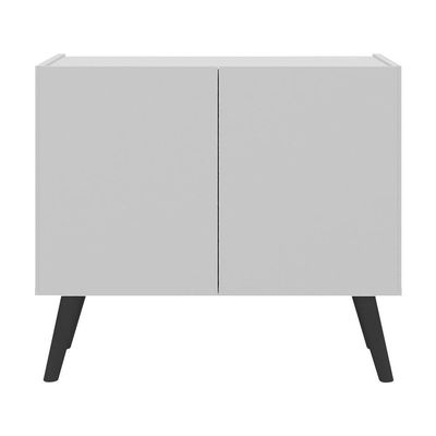 Gabinete Banheiro 62,5cmRetrô Multimóveis Mp5045Branco/preto