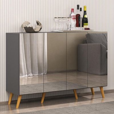 Aparador Buffet 4 Portas Multimóveis V3563 Rustic/natural