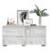 Aparador Buffet 4 Portas Vegas V3563 Branco/Natural