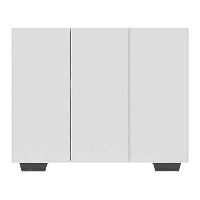 Sapateira 3 Portas Nina Mp6019 Branca Preta