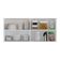 Armário De Cozinha Aéreo 120cm Multimóveis Branco/preto