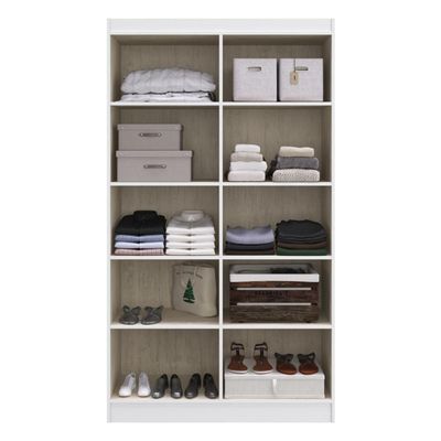 Guarda-roupas Solteiro 4 Portas Multimóveis Cr35216 Branco Branco