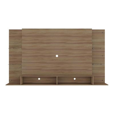 Painel Tv 60"s De Vidro Brasil Br2739 Madeirado