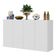 Aparador Buffet 4 Portas Suspenso Alemanha Br3594 Branco