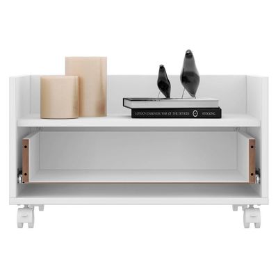 Gabinete De Banheiro Com Rodízios 60 Cm Fg3591 Branco