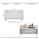 Gabinete De Banheiro Com Rodízios 60 Cm Fg3591 Branco